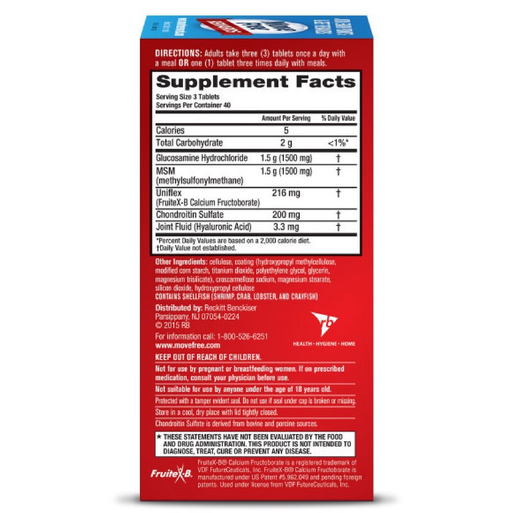 120 Tablets Glucosamine and Chondroitin Joint Health Supplement I4923