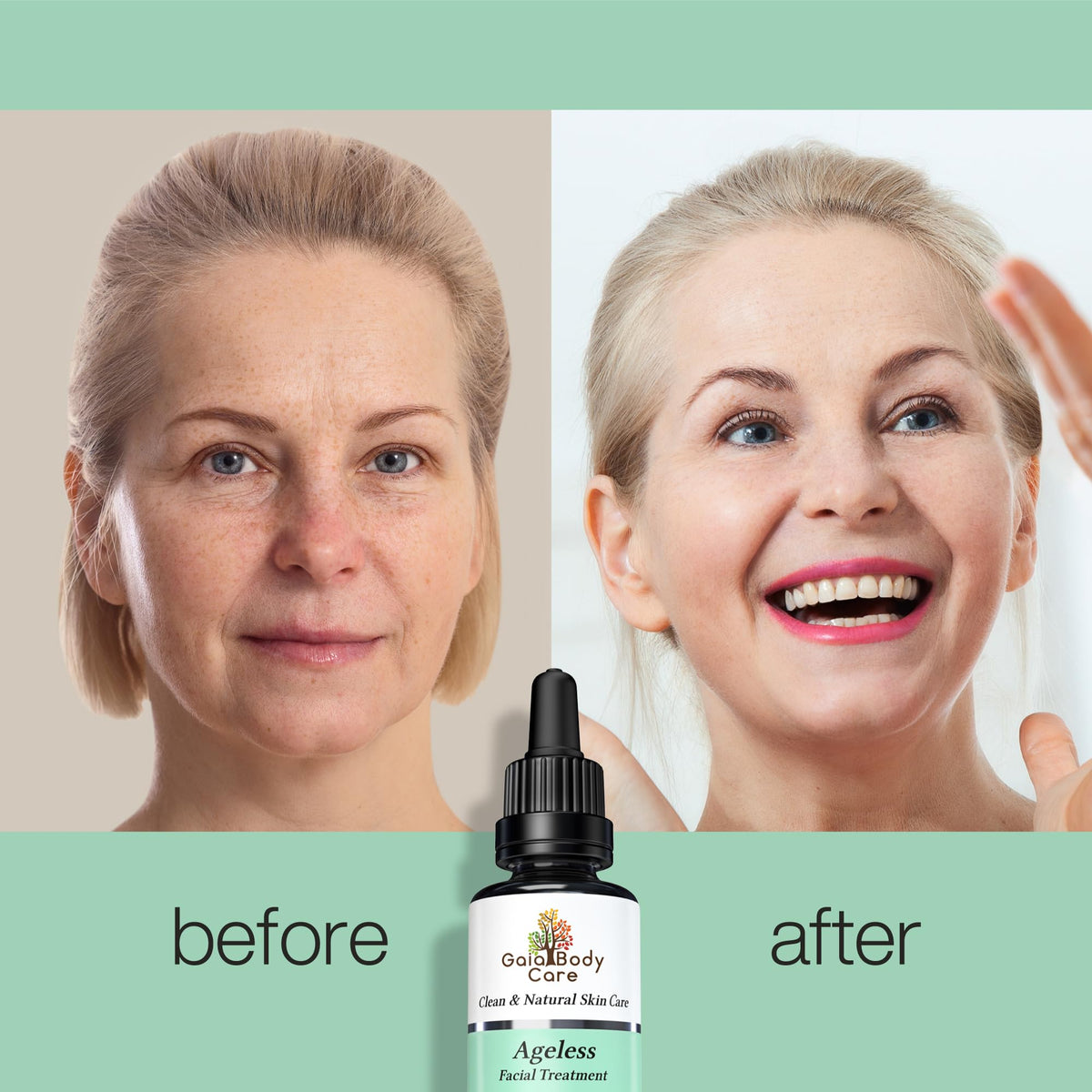 5% Bakuchiol Oil Organic Facial Oil 1oz Rose H412