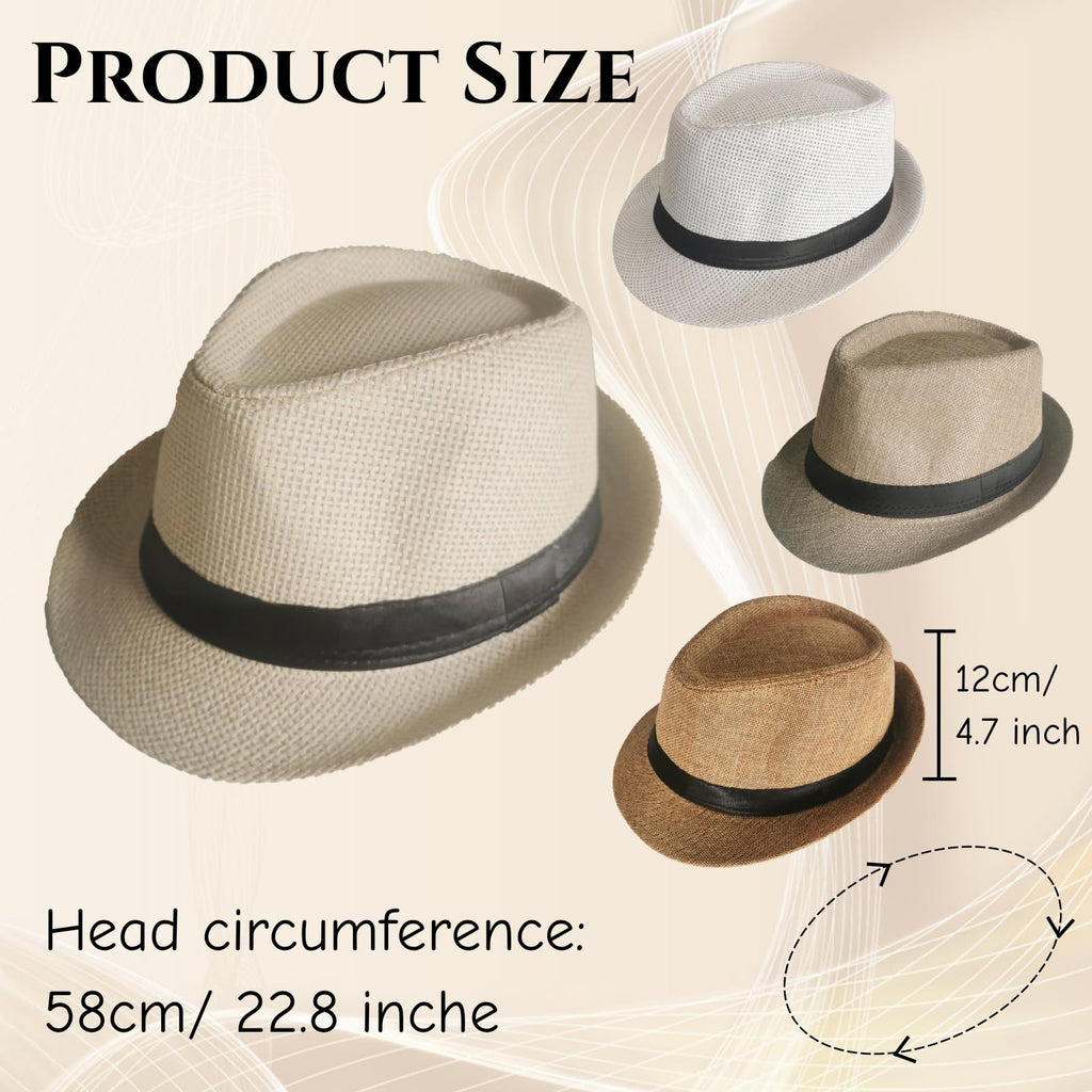 Panama Hats Short Brim 58cm Y7605