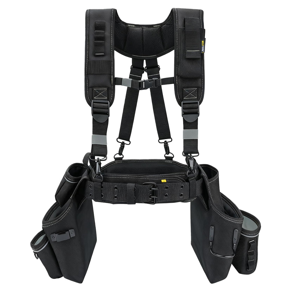 Tool Belt with Suspenders 32 Pockets 34"-48" Waist S206