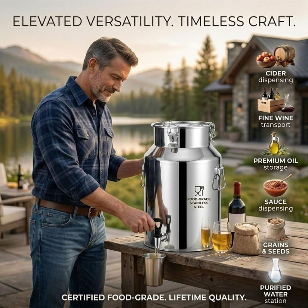 Stainless Steel Beverage Dispenser with Faucet A762