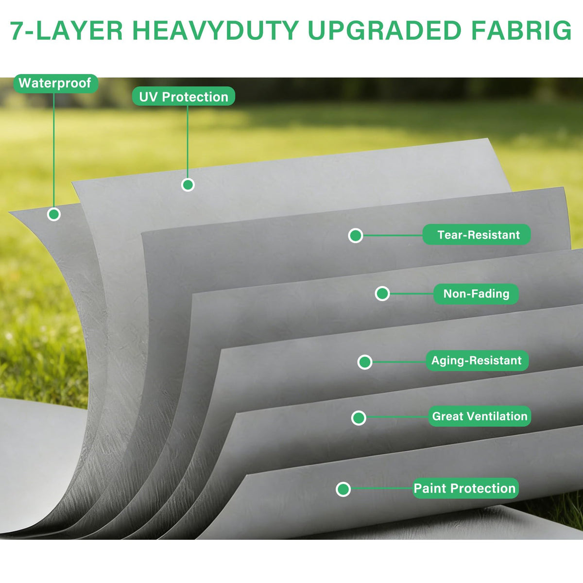 Fiberglass Travel Trailer Cover, Waterproof Camper Cover, RV Cover F98226