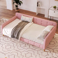 Pink Twin Size Upholstered Daybed F1852