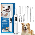 White Dog Teeth Cleaning Kit with LED Light T70793
