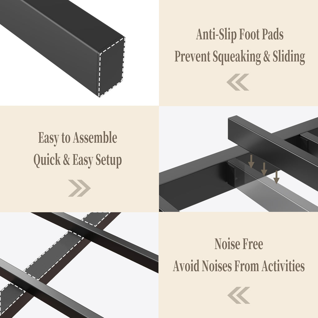 Queen Bed Frame with USB Charging Station P810