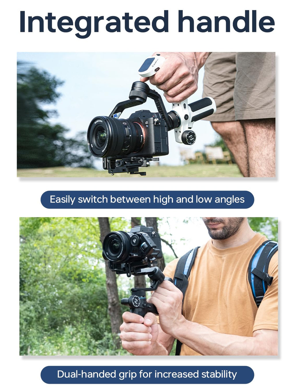 3-Axis Gimbal Stabilizer for Cameras & Smartphones W51439