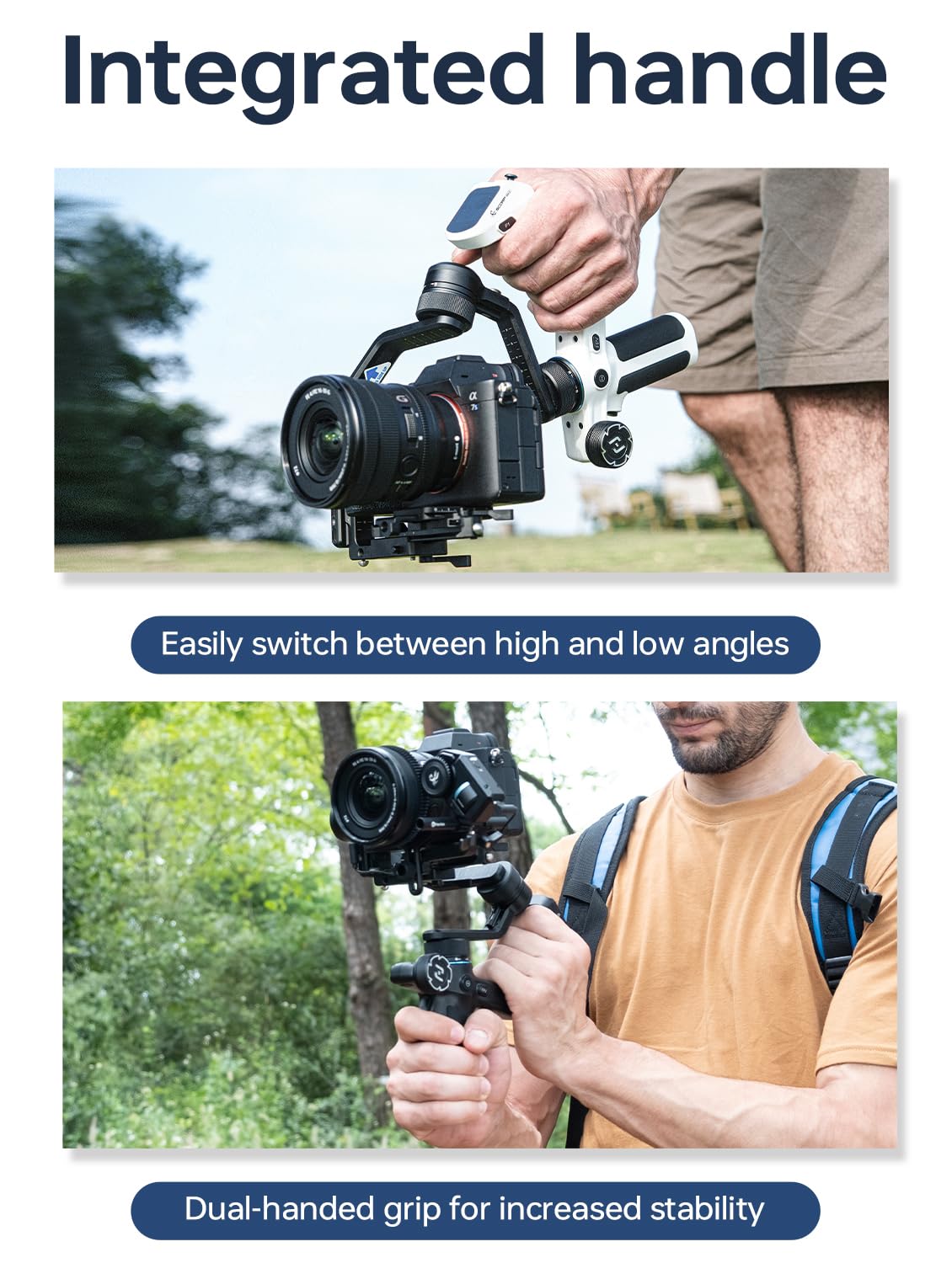 3-Axis Gimbal Stabilizer for Cameras & Smartphones W51439