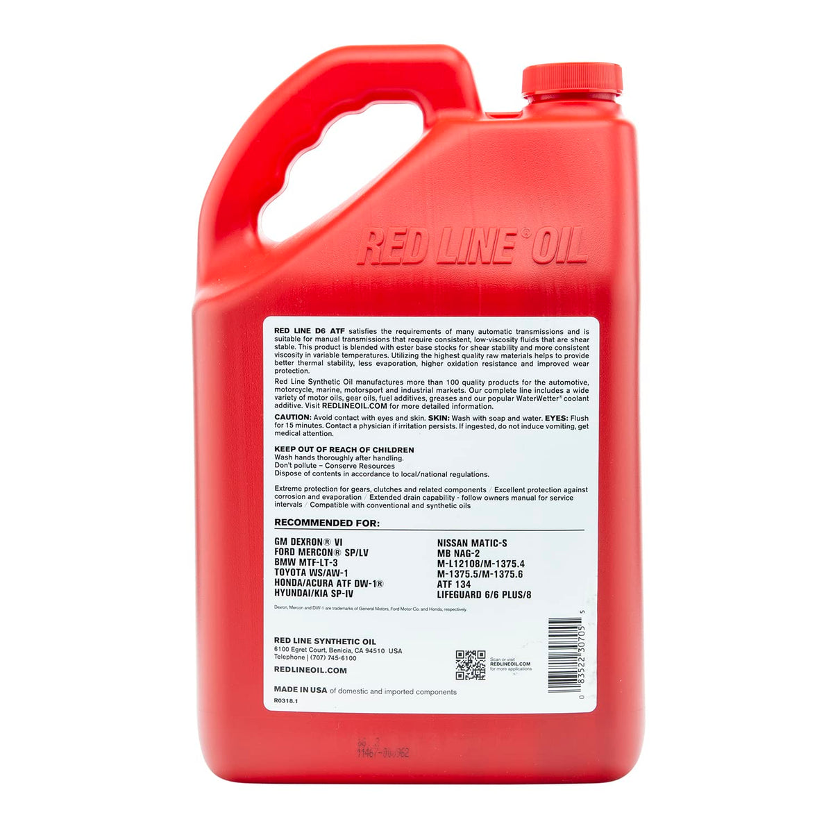 Full Synthetic Automatic Transmission Fluid 1 Gallon P587974