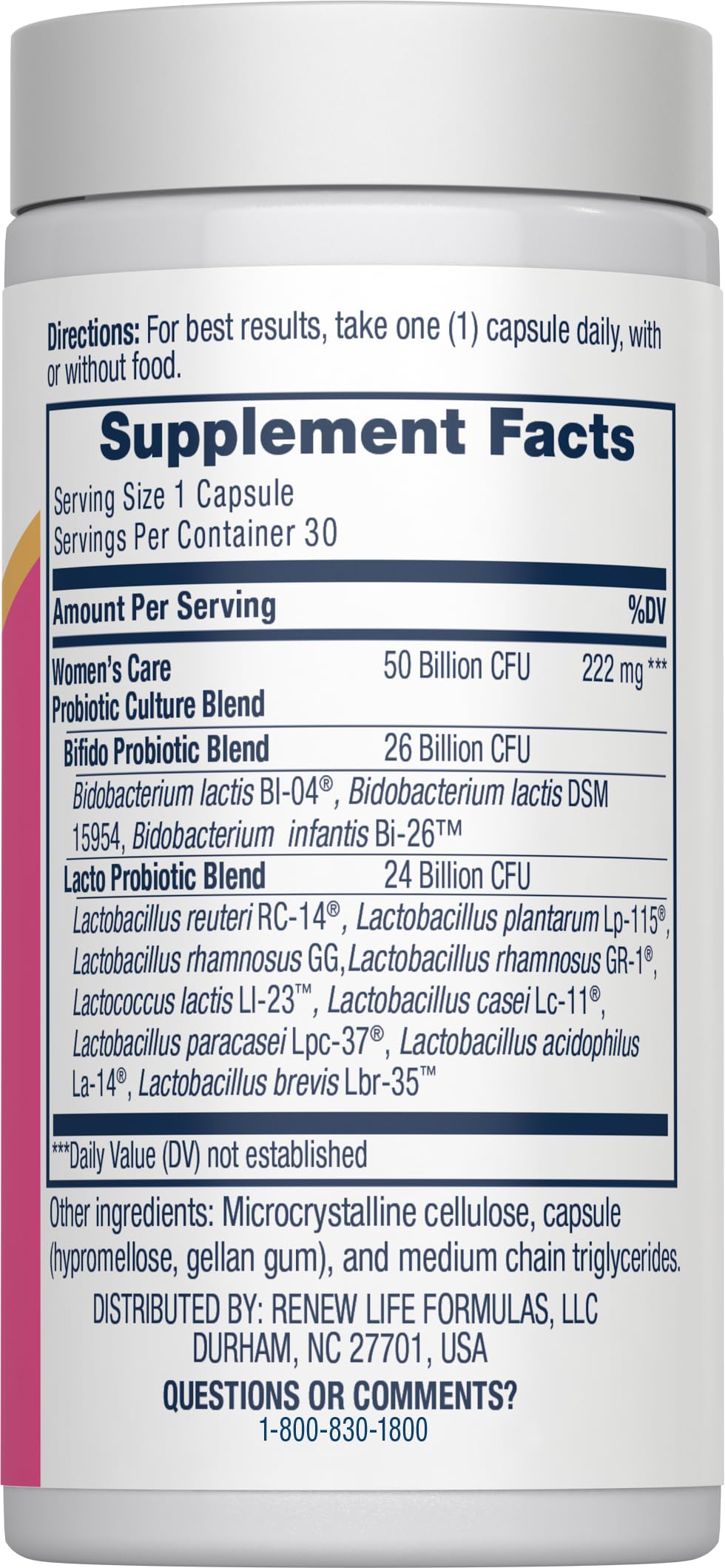 Women's Probiotic 50 Billion CFU T358