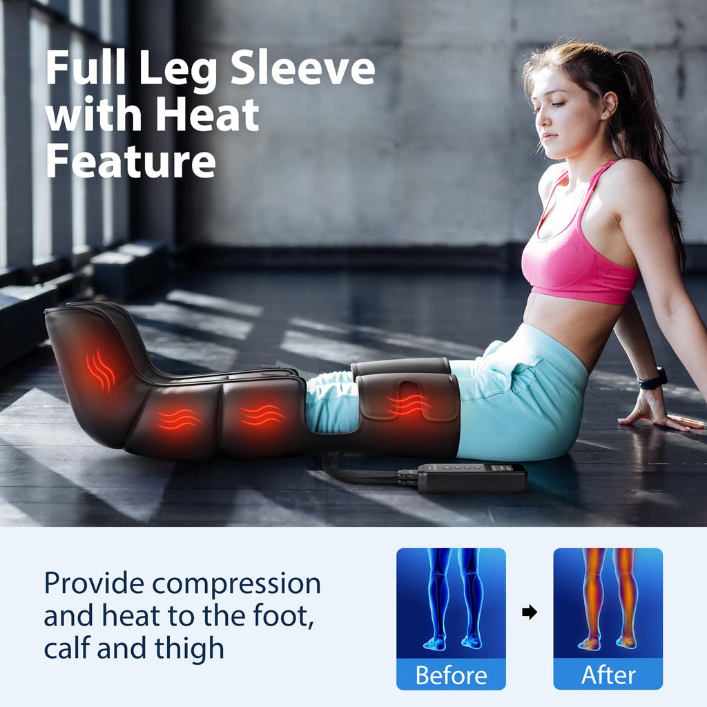 Leg Massager with Heat and Air Compression B95579