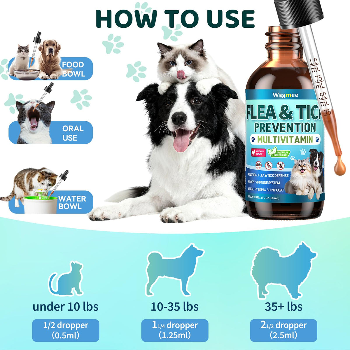 Flea and Tick Prevention for Dogs & Cats N5210