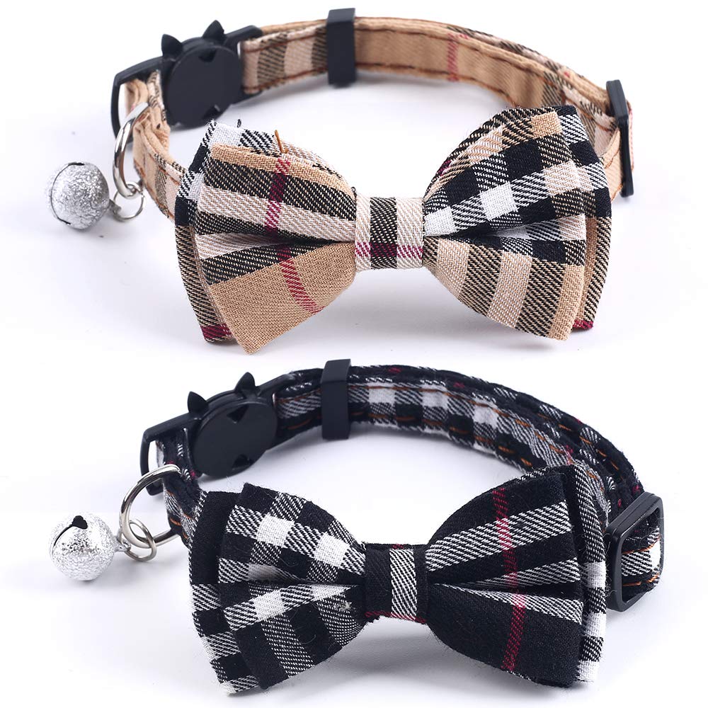 Breakaway Cat Collar with Bow Bell 2 Pack N339079