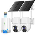 Wireless Outdoor Security Cameras 4MP Solar Powered 360°PTZ O780