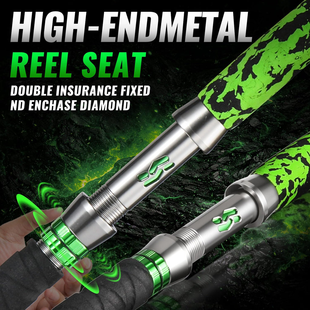 Carbon Fishing Rod with Solid Tip W79564
