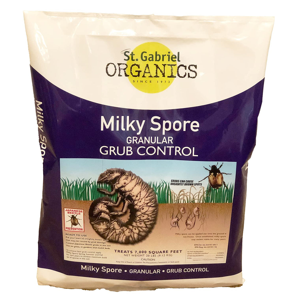 Milky Spore Grub Control Mix Pest Controller 2 Pack X876198