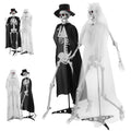 Halloween Skeleton Decor, 5.4 ft Posable I86989