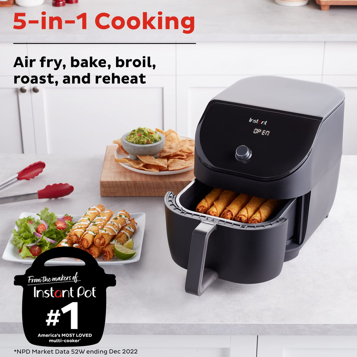 6QT Nonstick Dishwasher-Safe Air Fryer B9406