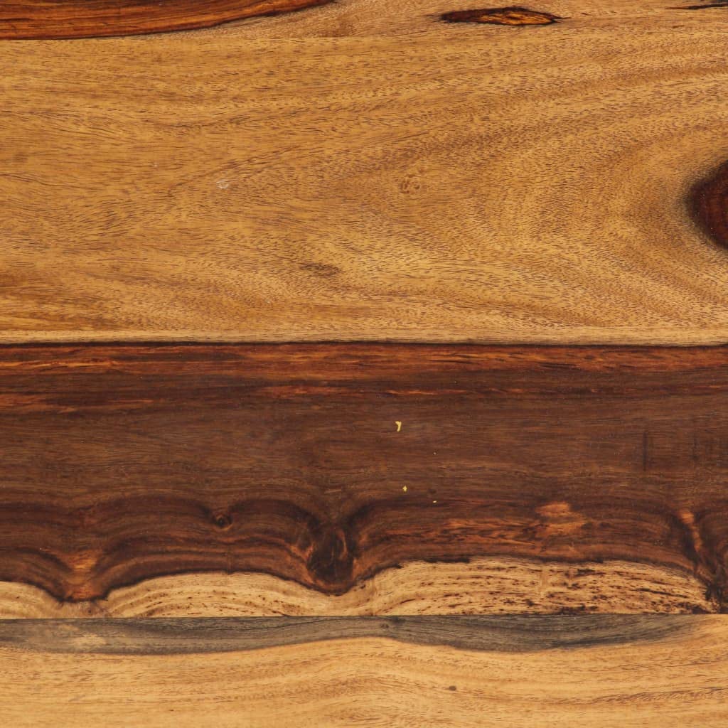 Industrial Coffee Table Solid Sheesham Wood with Metal Legs R231466
