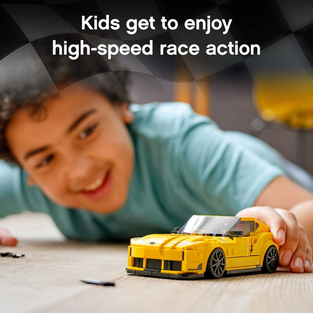 Sports Car Toy Building Set with Racing Driver Minifigure X9801