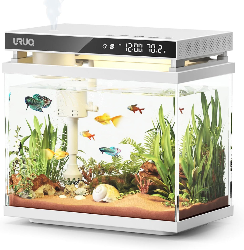 White 2 Gal UHD Glass Aquarium Kit P37226