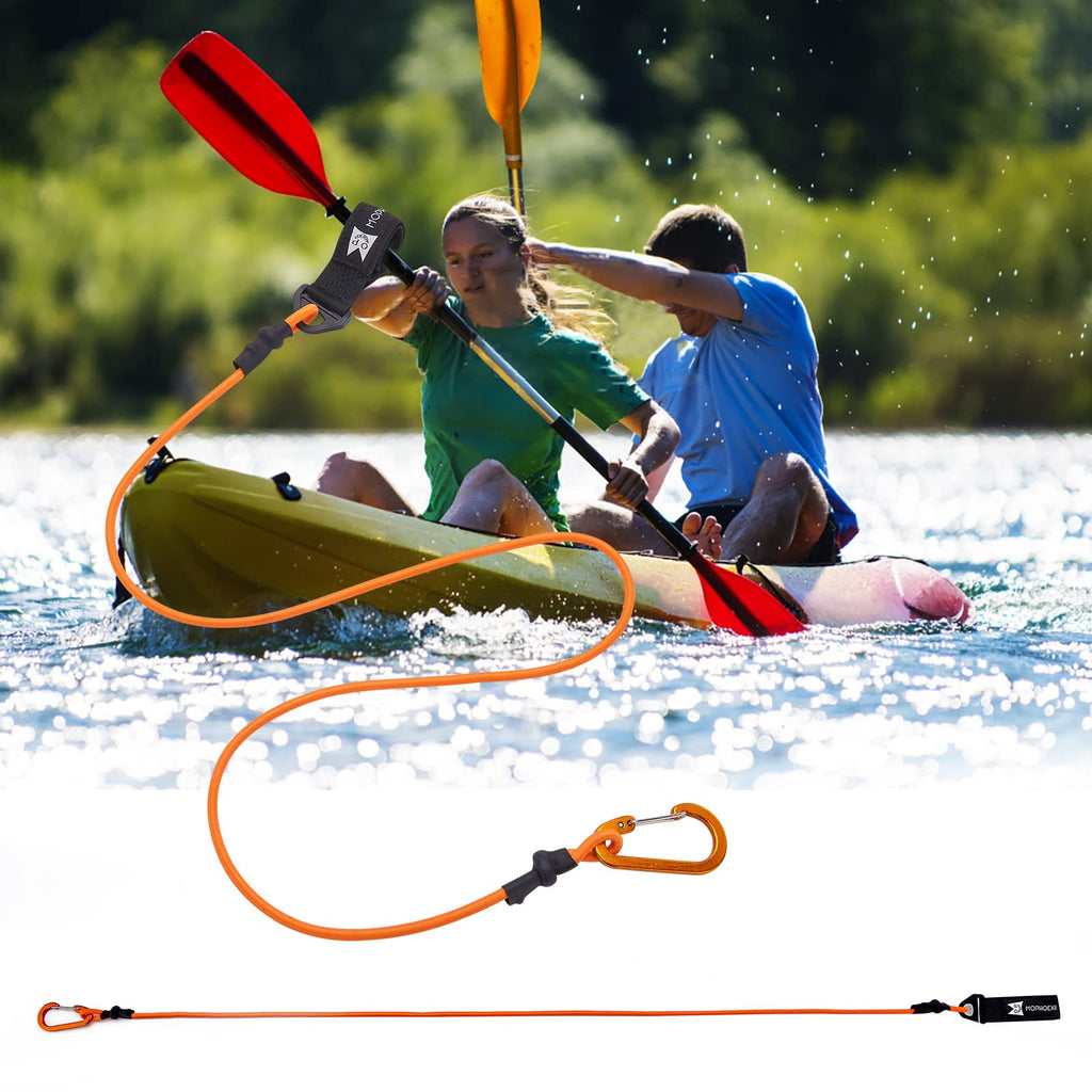Lightweight Coiled Kayak Paddle Leash U602