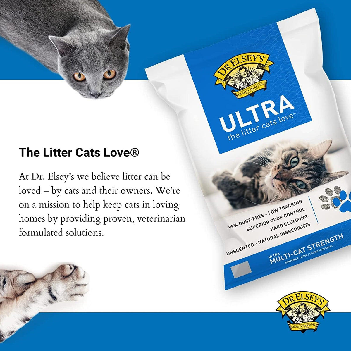 Clumping Clay Cat Litter 40 lb. Bag T892230