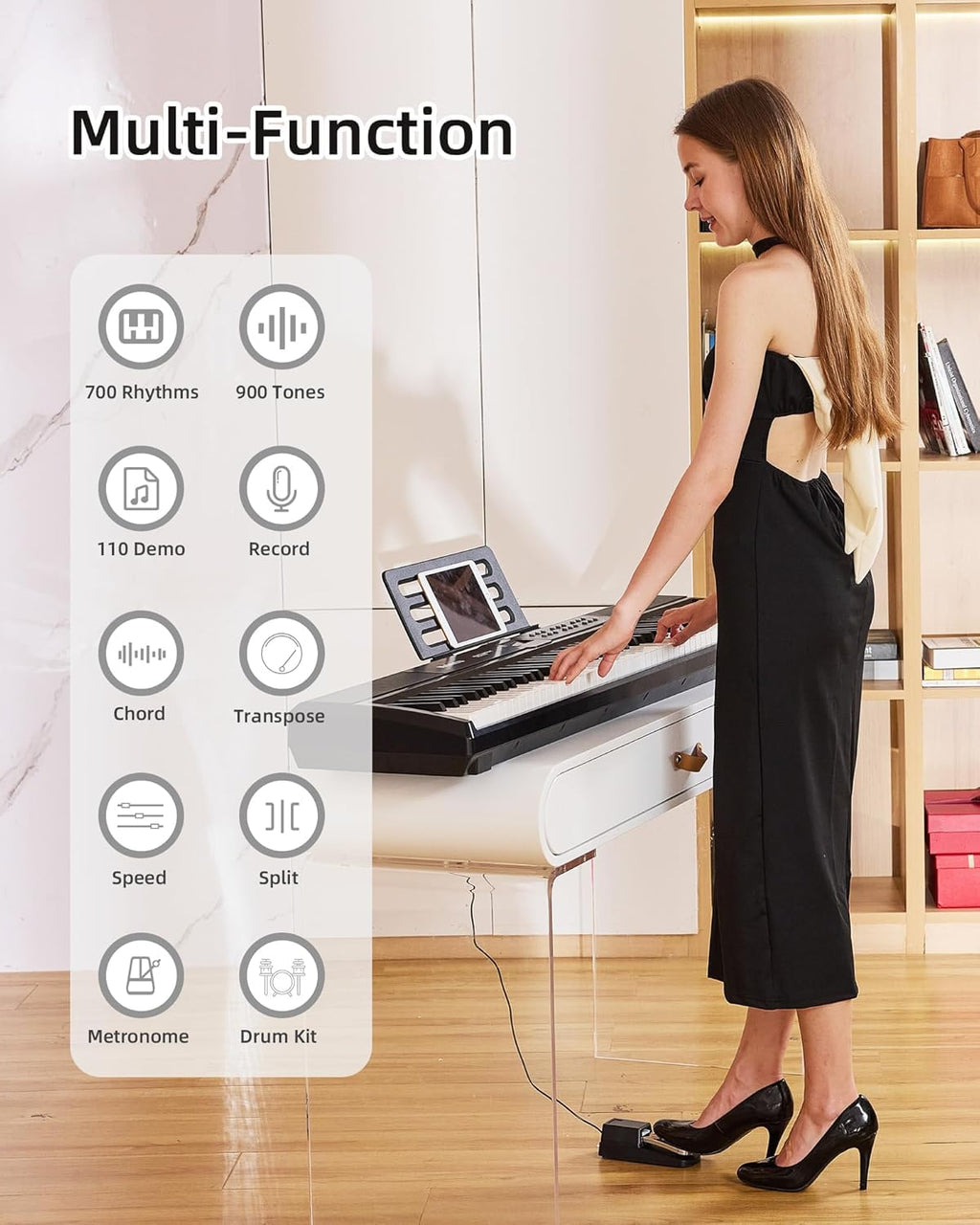 88-Key Digital Piano P6586