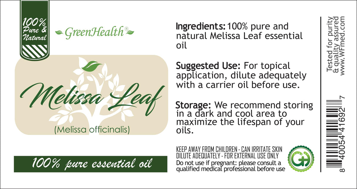 Leaf Essential Oil 4 fl oz Glass Bottle C88257