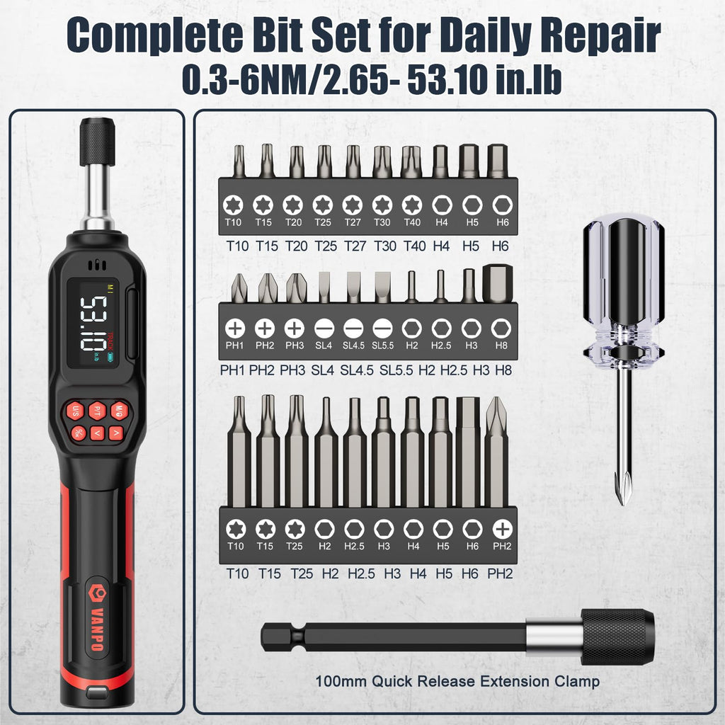 1/4" Digital Torque Screwdriver B351141