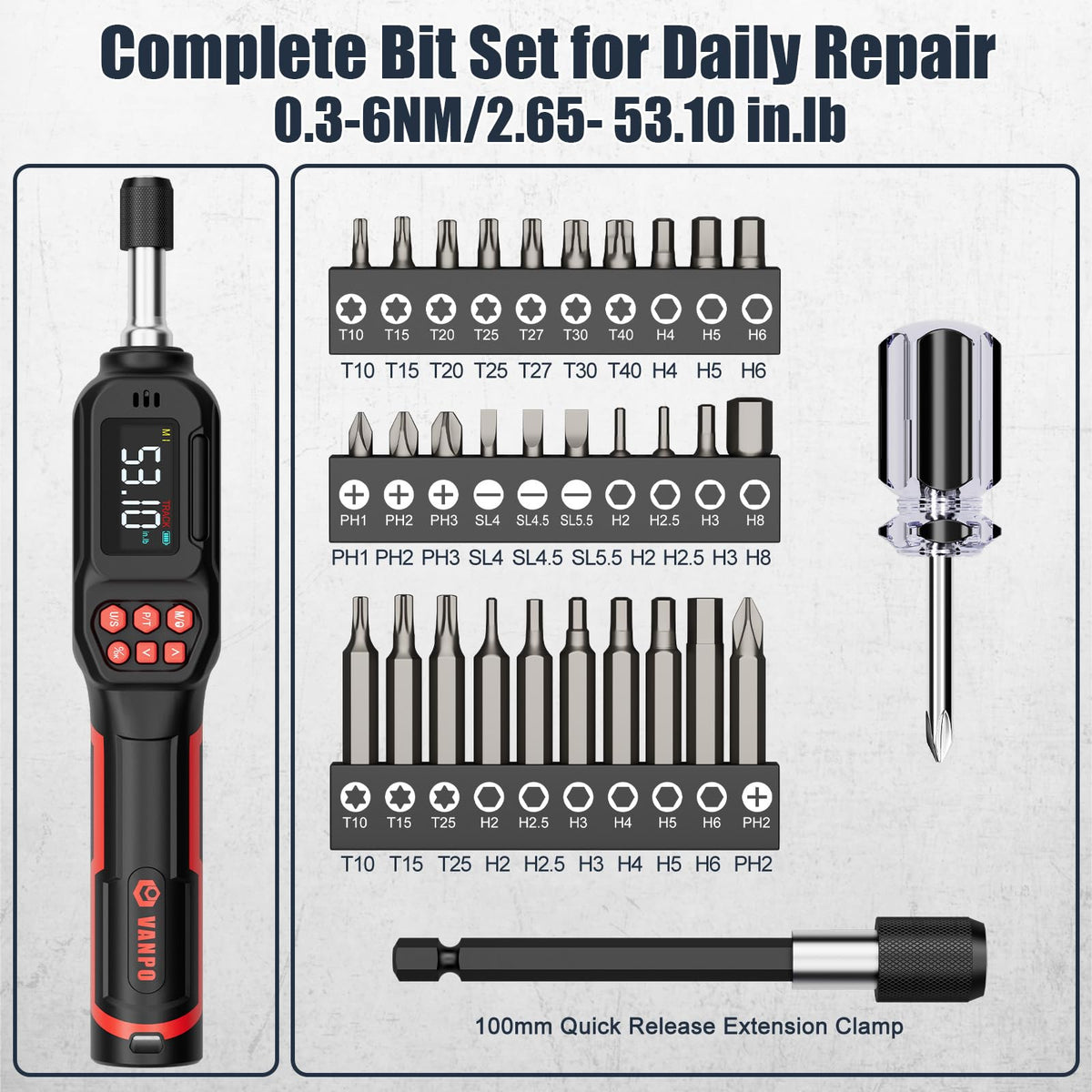 1/4" Digital Torque Screwdriver B351141