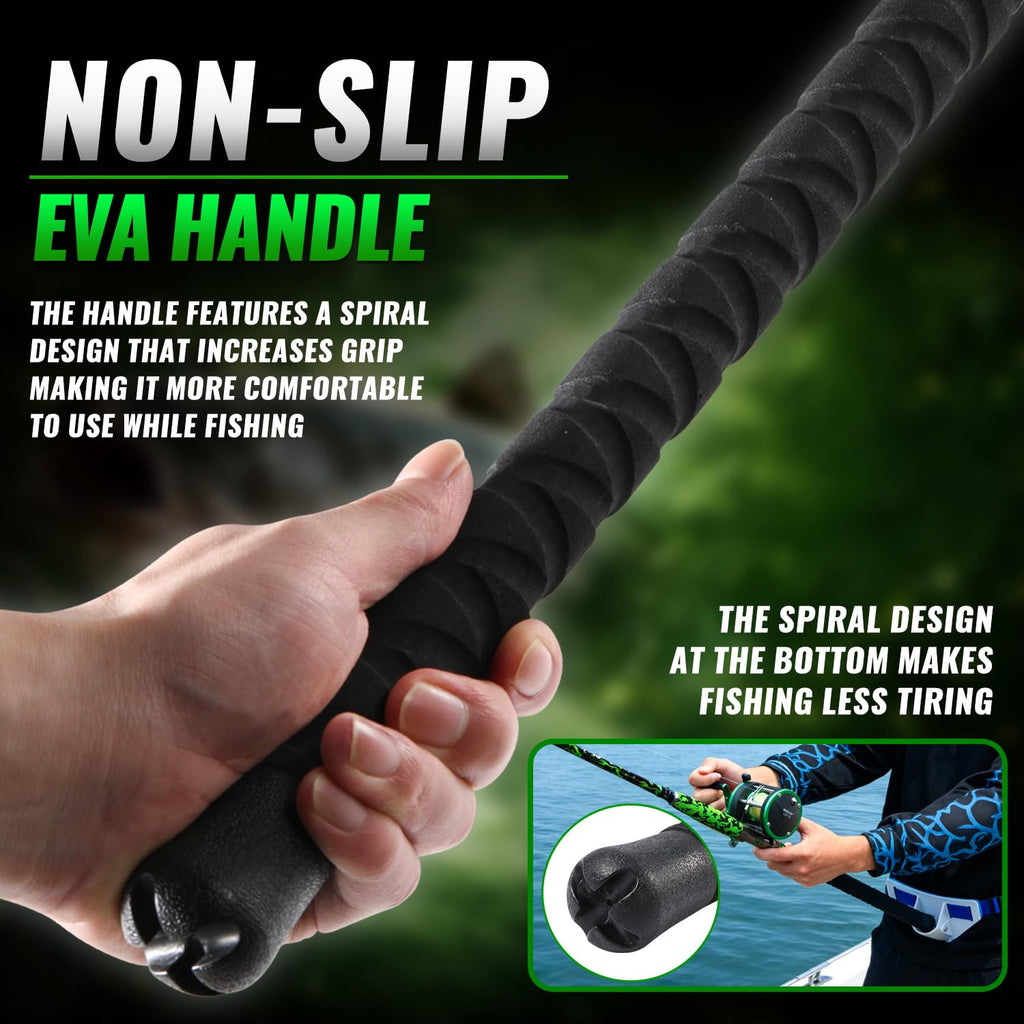 Carbon Fishing Rod with Solid Tip W79564