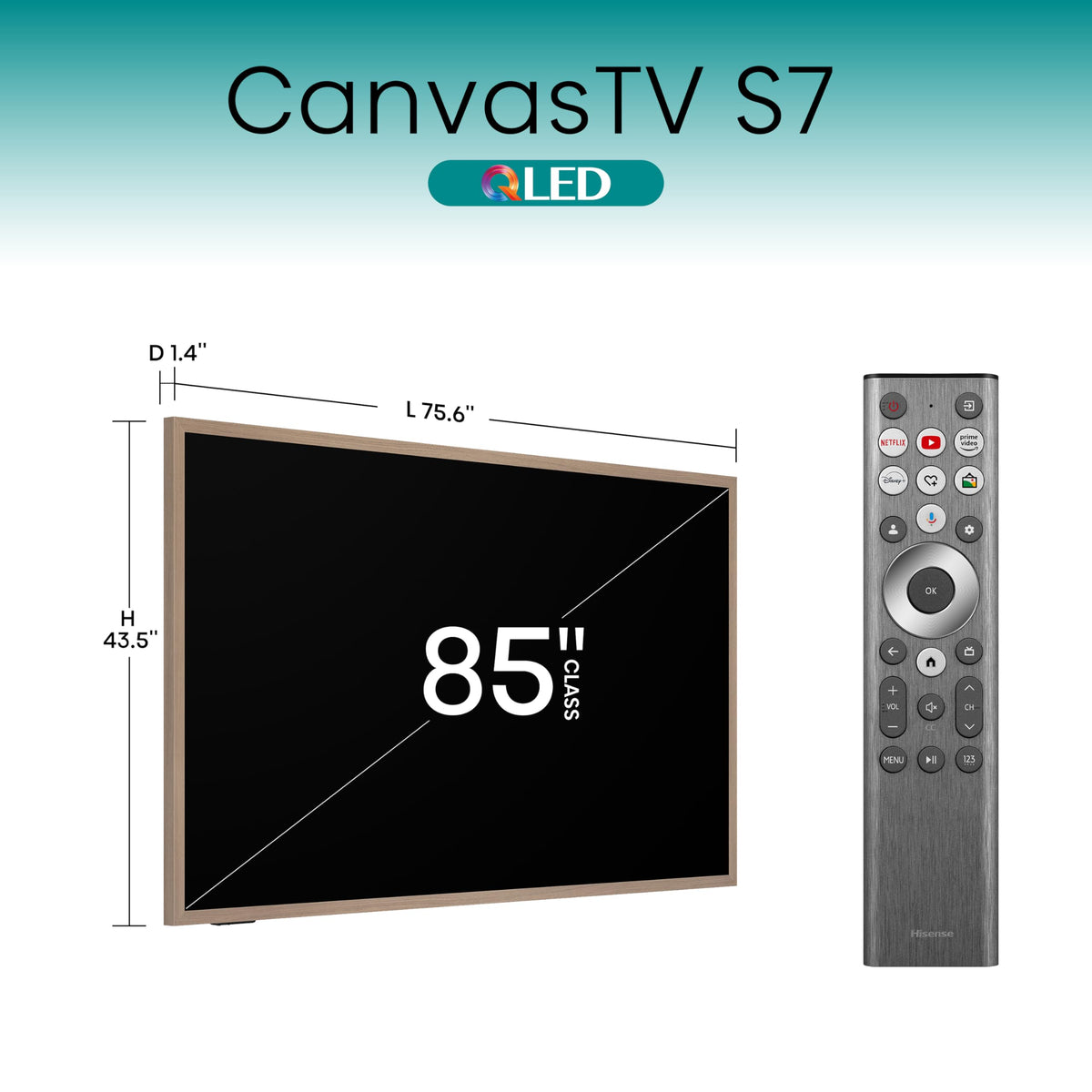 85-Inch QLED 4K Smart TV T695608