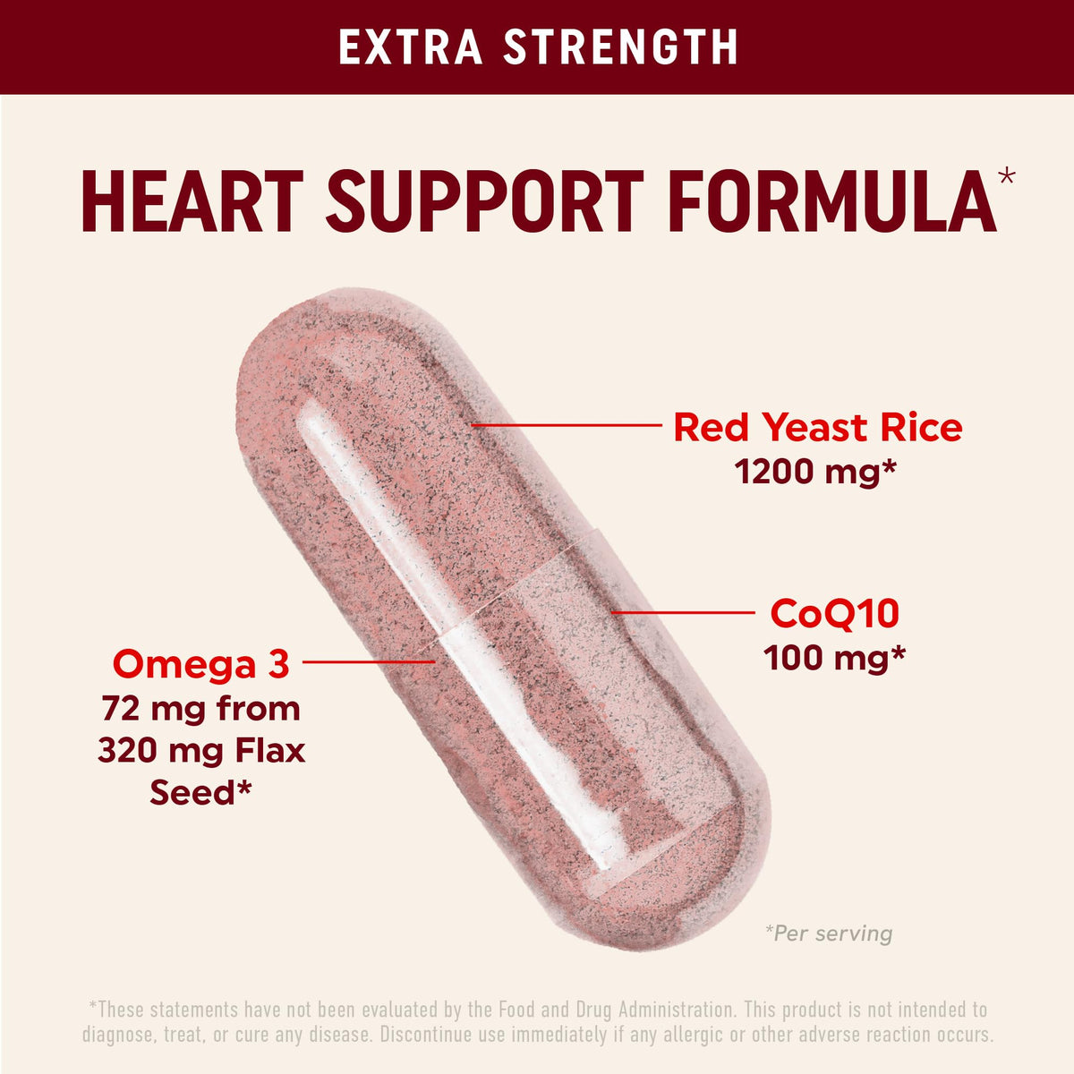 Red Yeast Rice with CoQ10 + Omega 3 1200mg L140190