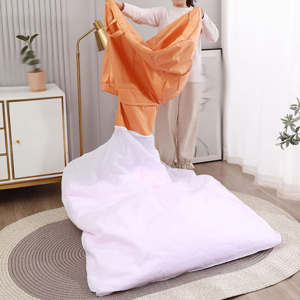 Stuffable Bean Bag Chair Cover Small Beige Yellow W5837