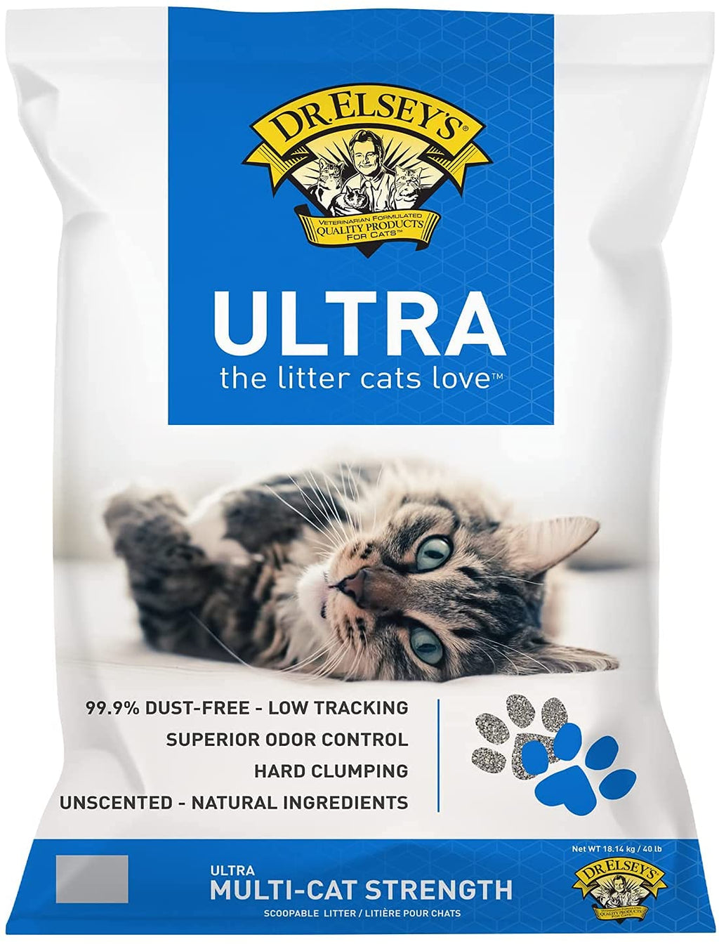 Clumping Clay Cat Litter 40 lb. Bag T892230