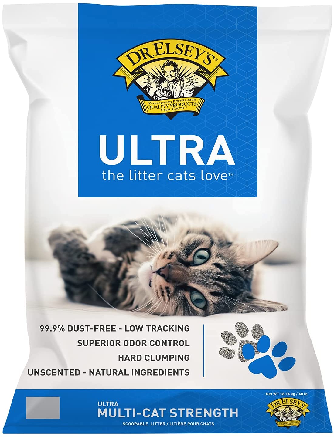 Clumping Clay Cat Litter 40 lb. Bag T892230