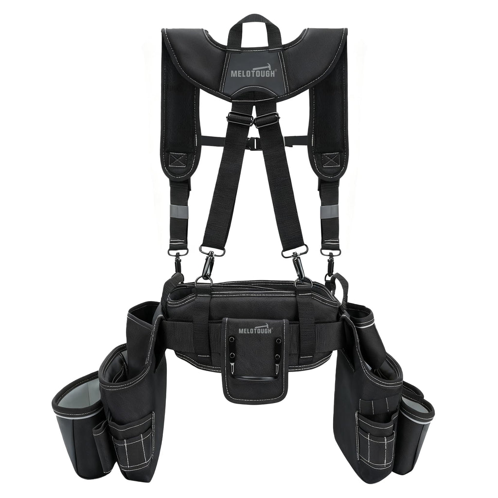 Tool Belt with Suspenders 32 Pockets 34"-48" Waist S206