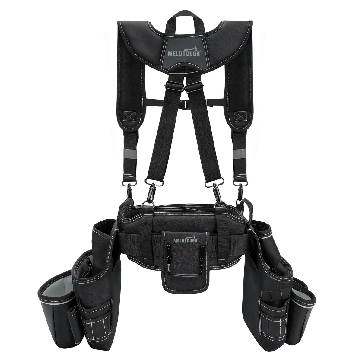 Tool Belt with Suspenders 32 Pockets 34"-48" Waist S206