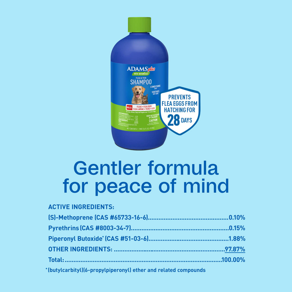 Flea & Tick Shampoo for Dogs 24 Ounces H2994