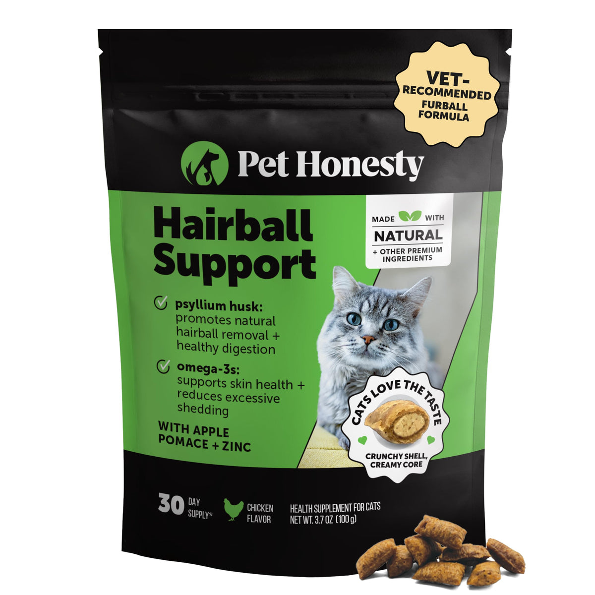 Chicken Cat Hairball Remedy Chews Y86206