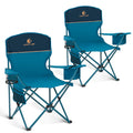 2 Pack Portable Camping Chair Blue L827