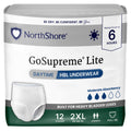 White 2XL Daytime Underwear 12 Count K828427
