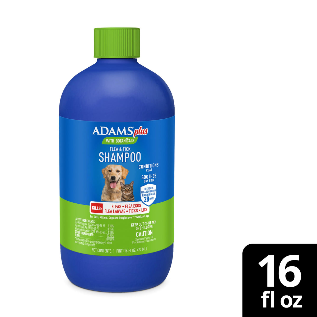 Flea & Tick Shampoo for Dogs 24 Ounces H2994