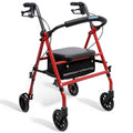 Heavy-Duty Rollator Walker with Seat D397