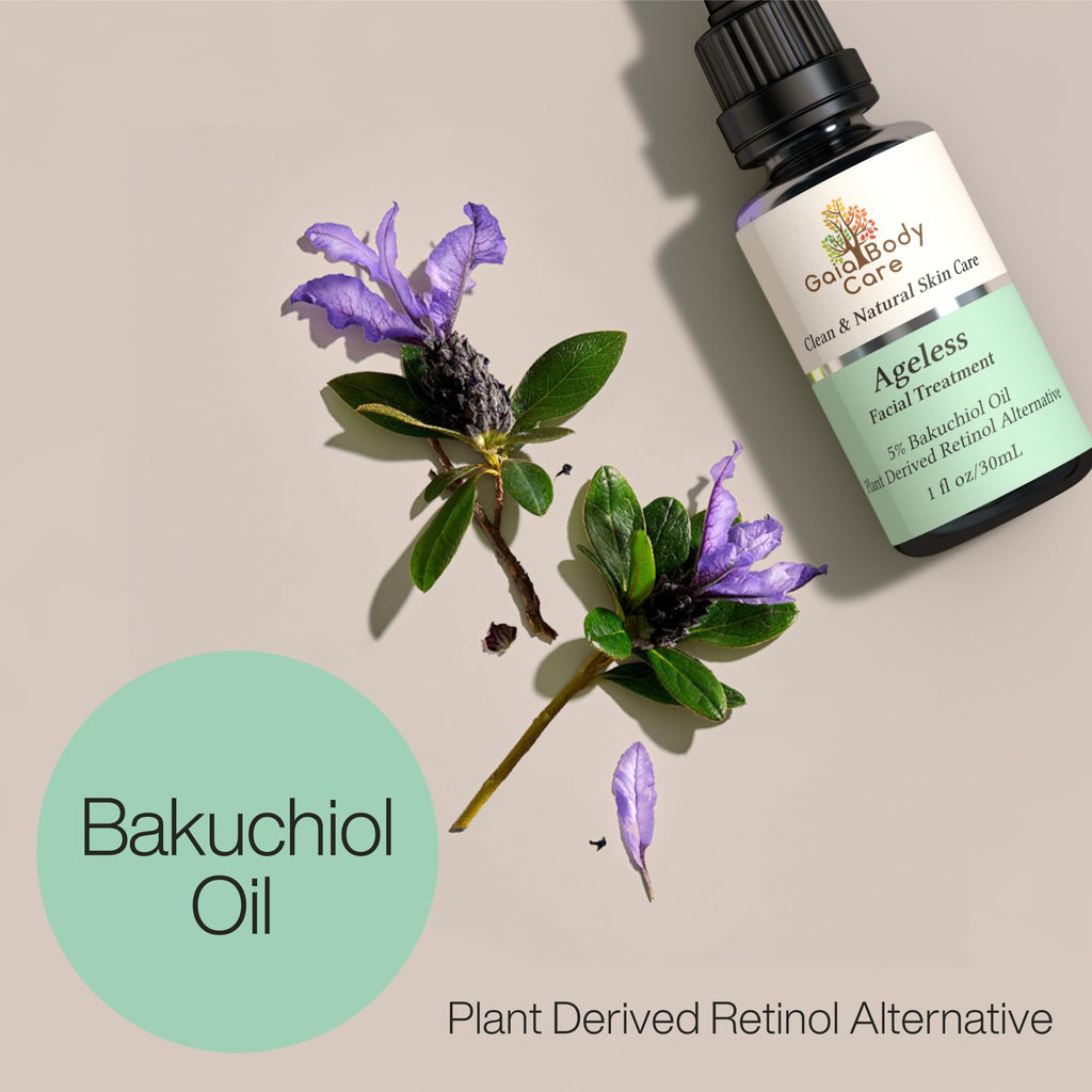 5% Bakuchiol Oil Organic Facial Oil 1oz Rose H412