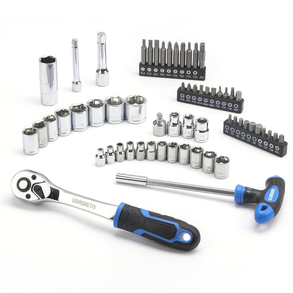 168-Piece Socket Wrench Hand Tool Kit with Toolbox A58051