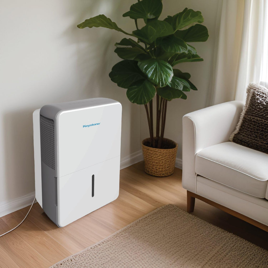 50-Pint Portable Dehumidifier with Auto-Shutoff and Timer B18035