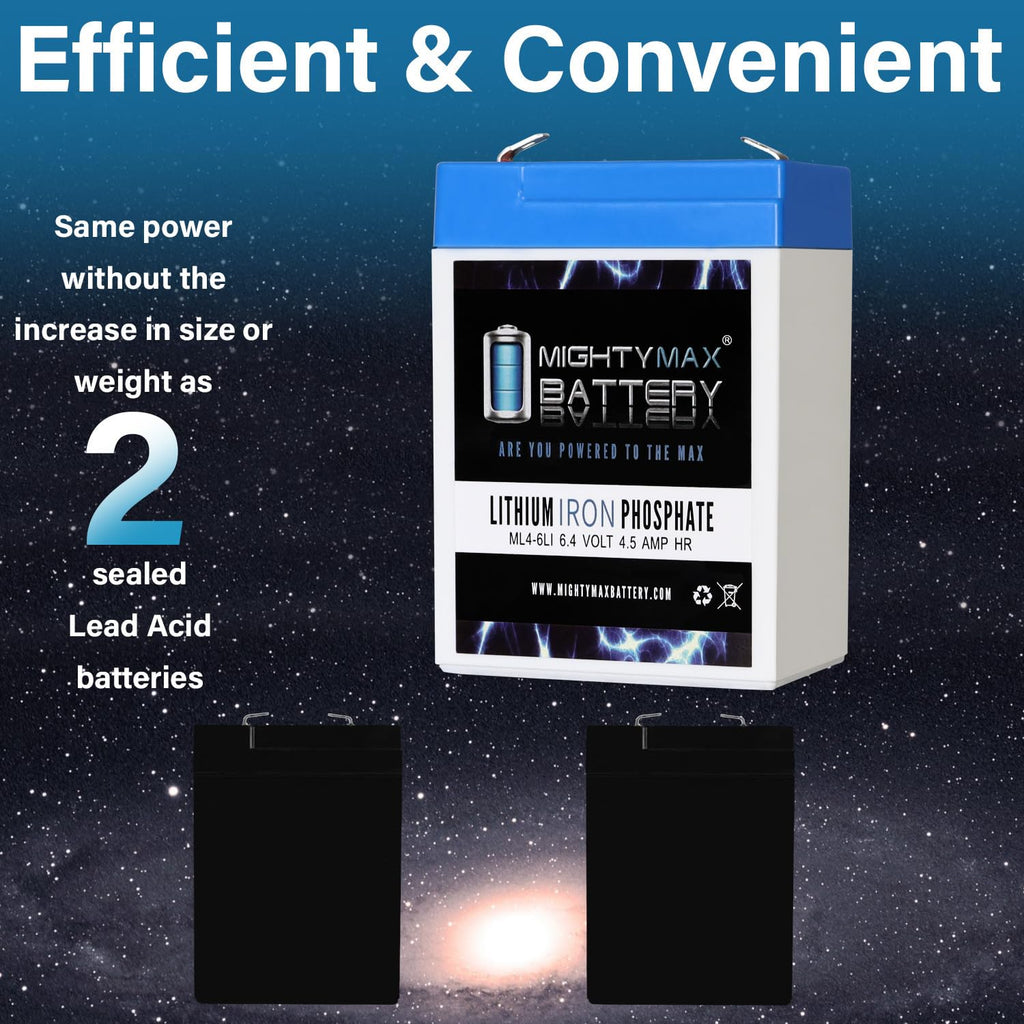 6V 4.5AH Lithium Replacement Battery N5386