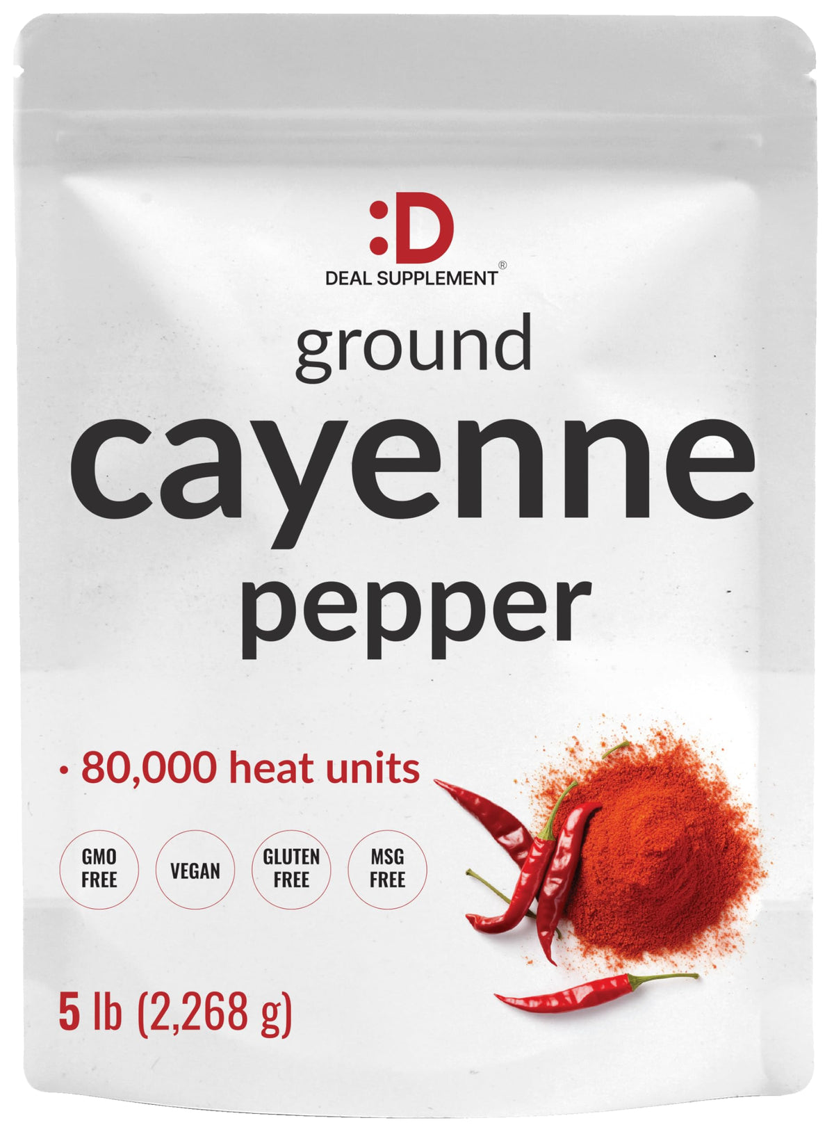 Ground Cayenne Pepper Powder, 5 Pounds I715