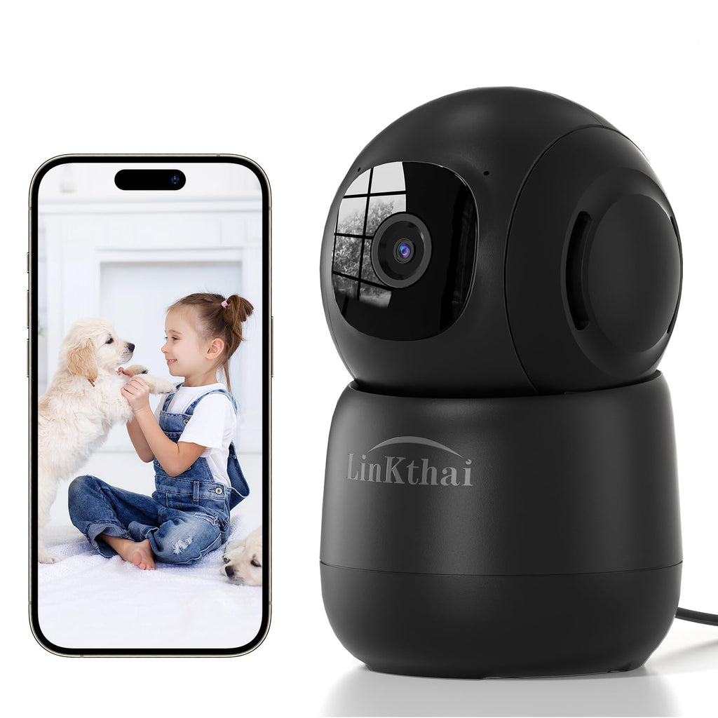 Black 2K Indoor Security Camera K837343